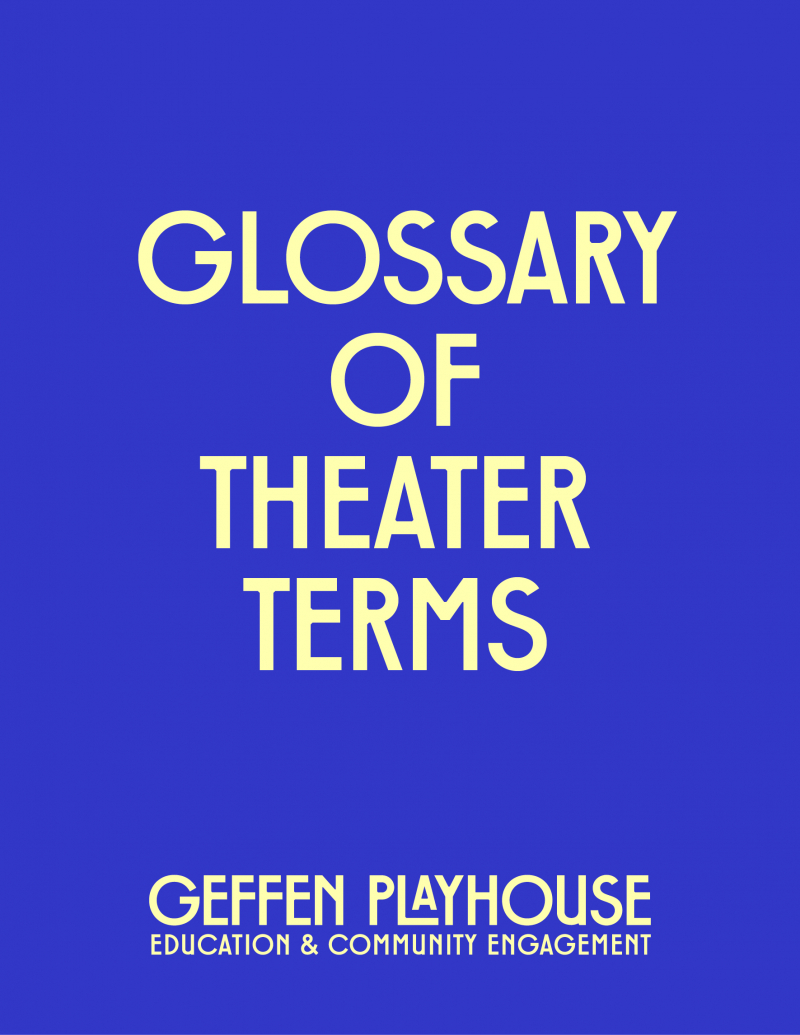 Glossary of Theater Terms