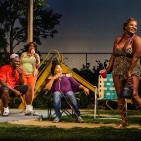 Review: ‘Barbecue’ at the Geffen finds a ferociously funny way into the subject of race and identity