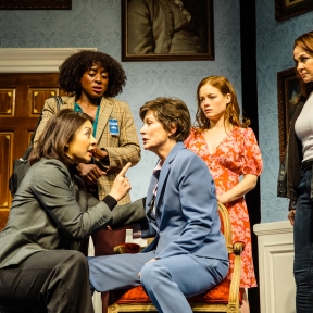 ‘POTUS,’ an all-female political farce, battles the patriarchy at the Geffen Playhouse