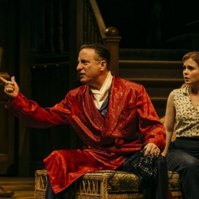 Review: Andy Garcia, on fire in ‘Key Largo,’ conquers our memories of Bogie and Bacall