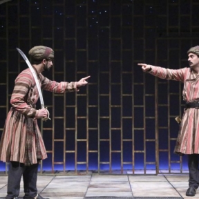Theater Review: ‘Guards at the Taj’ balances comedy, tragedy at the Geffen