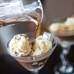 Italian affogato takes on an Indian accent