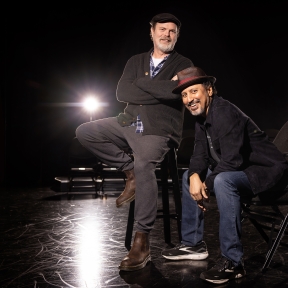 Rainn Wilson and Aasif Mandvi are waiting for ‘Godot’ at Geffen Playhouse